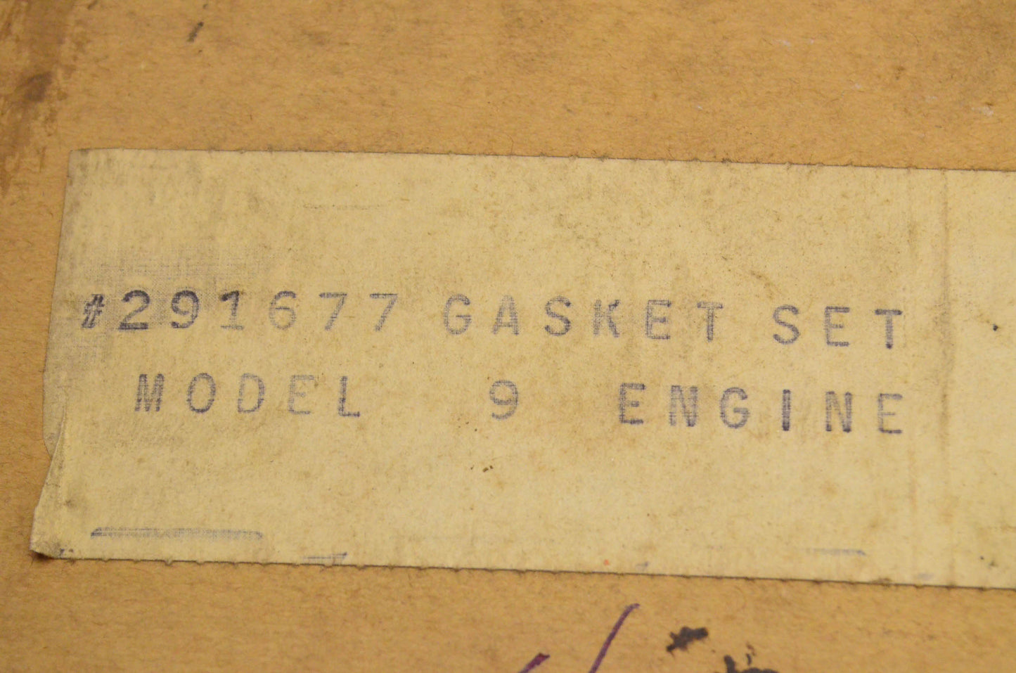 New OEM Briggs & Stratton 291677 Gasket Kit NOS