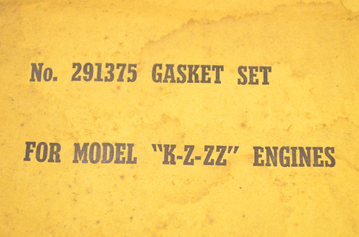 New OEM Briggs & Stratton 291375 Gasket Kit NOS