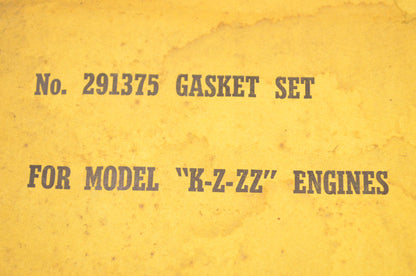 New OEM Briggs & Stratton 291375 Gasket Kit NOS