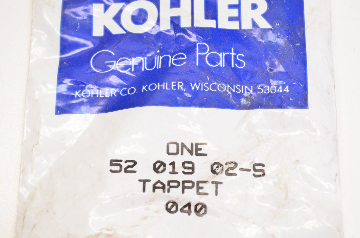Kohler 52 019 02-S Tappet NOS