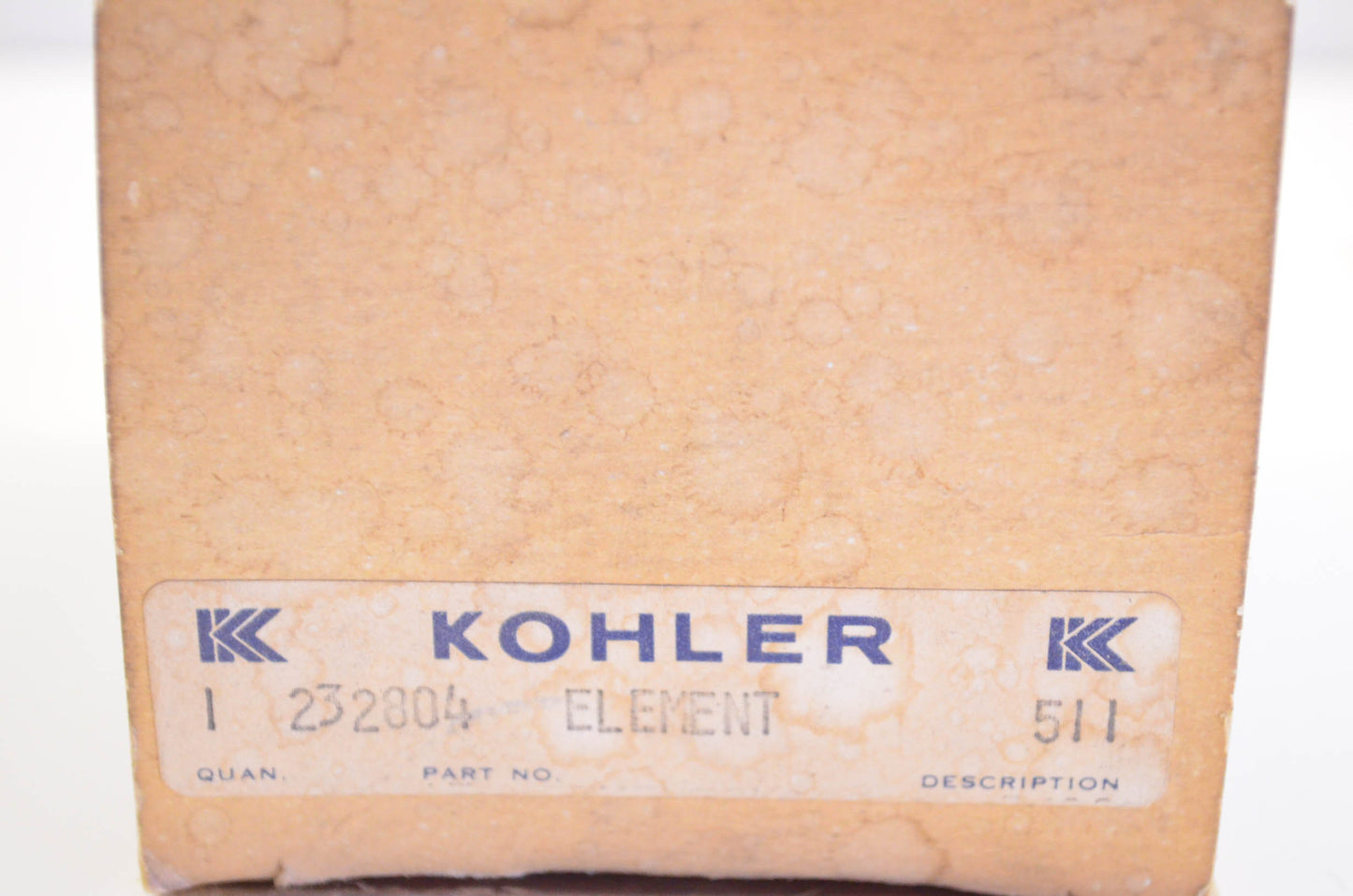 Kohler 232804 Air Filter NOS