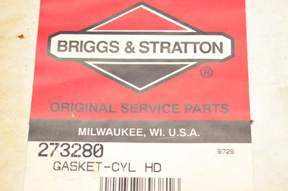 New OEM Briggs & Stratton 273280 Cylinder Head Gasket NOS