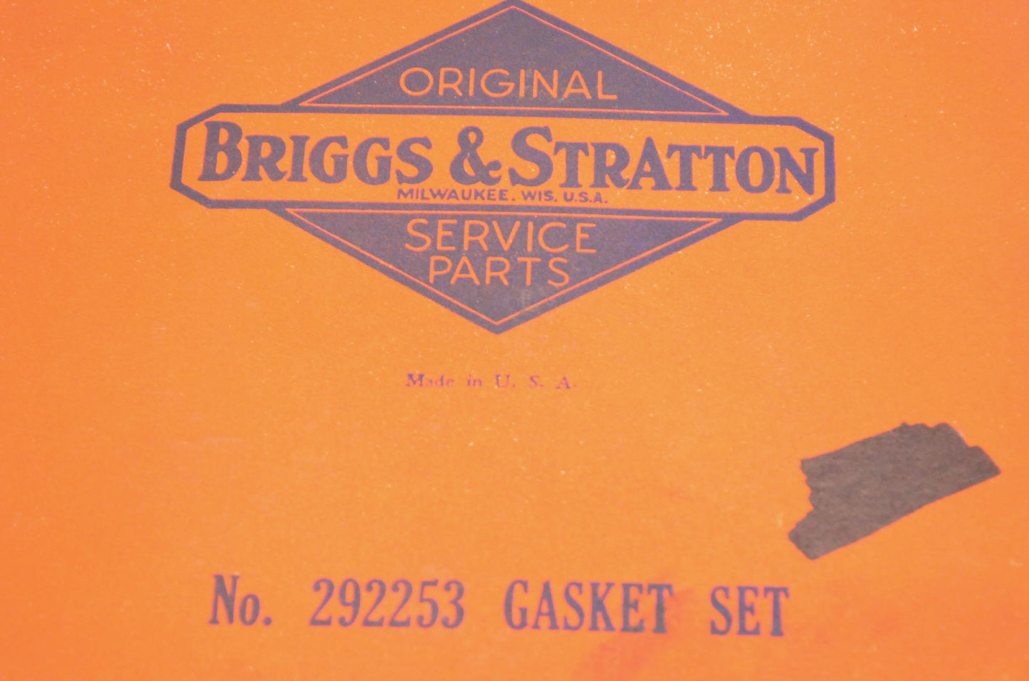 New OEM Briggs & Stratton 292253 Gasket Kit NOS