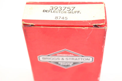 New OEM Briggs & Stratton 393757 Muffler Deflector NOS