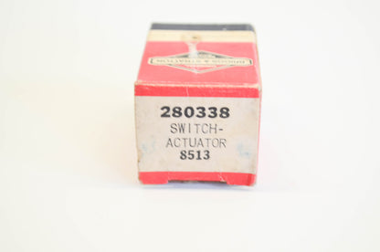 New OEM Briggs & Stratton 280338, 8513 Actuator Switch NOS