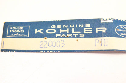 Kohler 220003 Piston Pin NOS