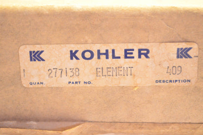 Kohler 277138 Air Filter NOS