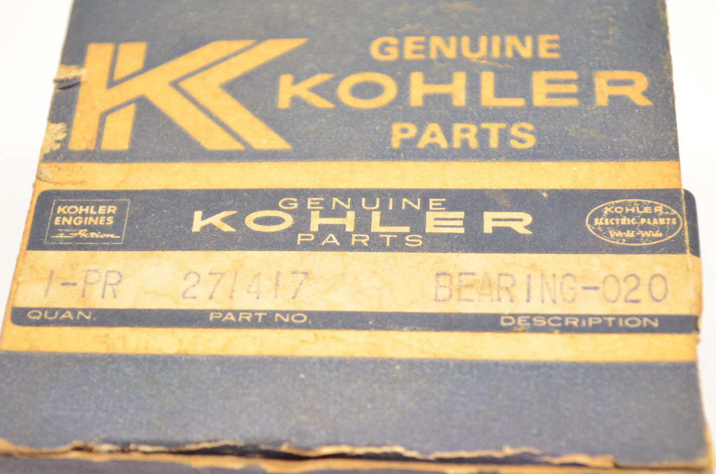 Kohler 271417, 48 755 09 Bearing Kit NOS