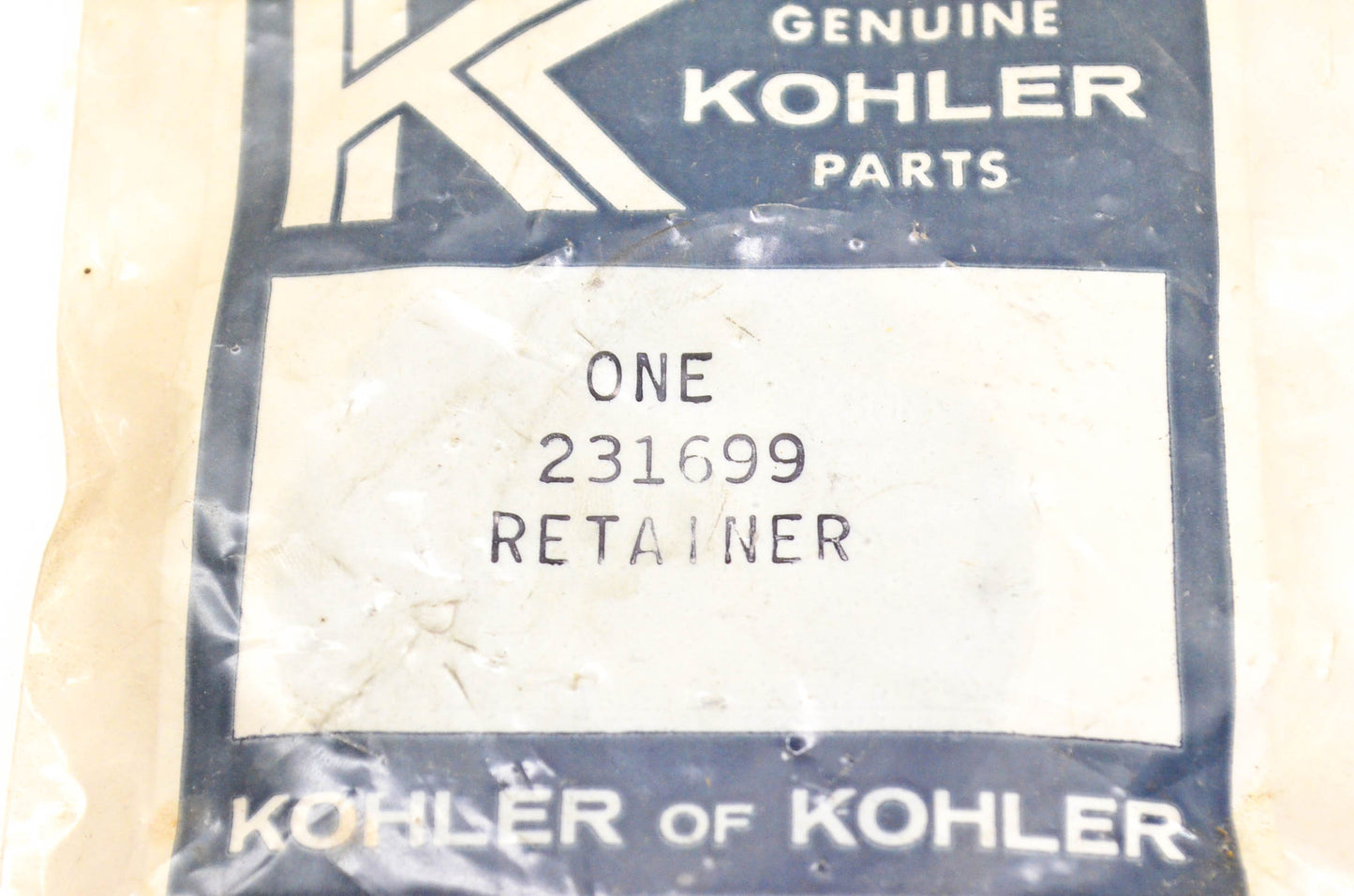 Kohler 231699 Retainer NOS