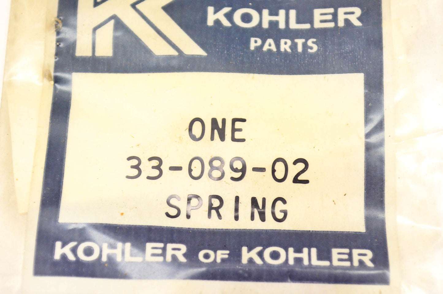 Kohler 33-089-02, 33 089 02 Spring NOS