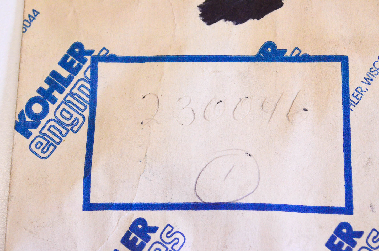Kohler 230046 Seal NOS