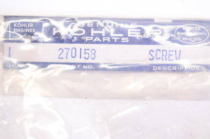 Kohler 270158 Screw NOS