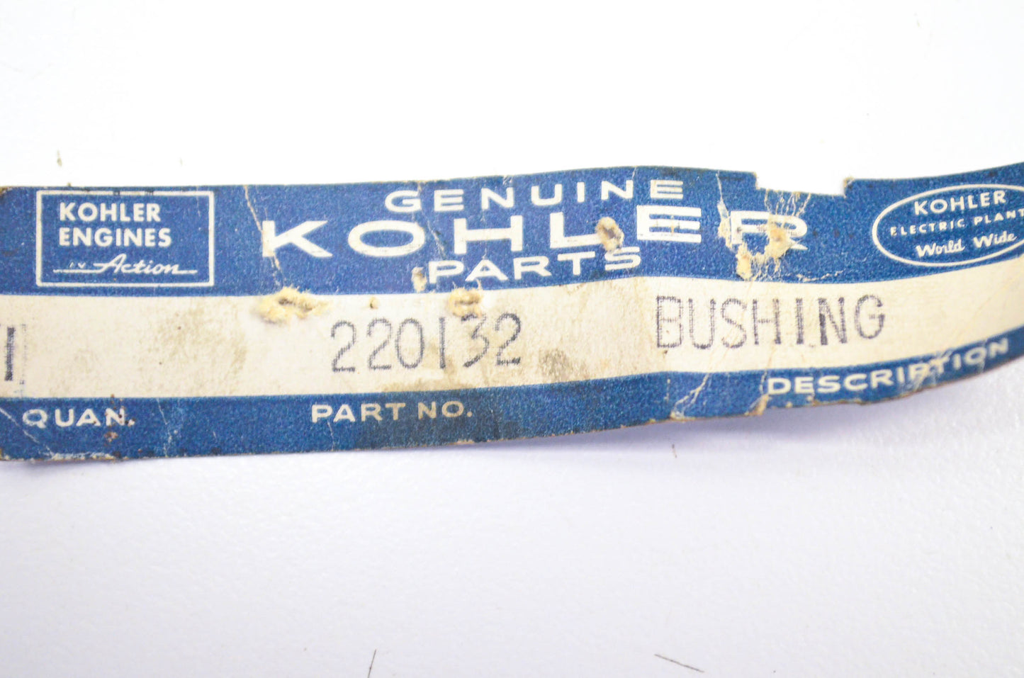 Kohler 220132 Governor Bushing NOS