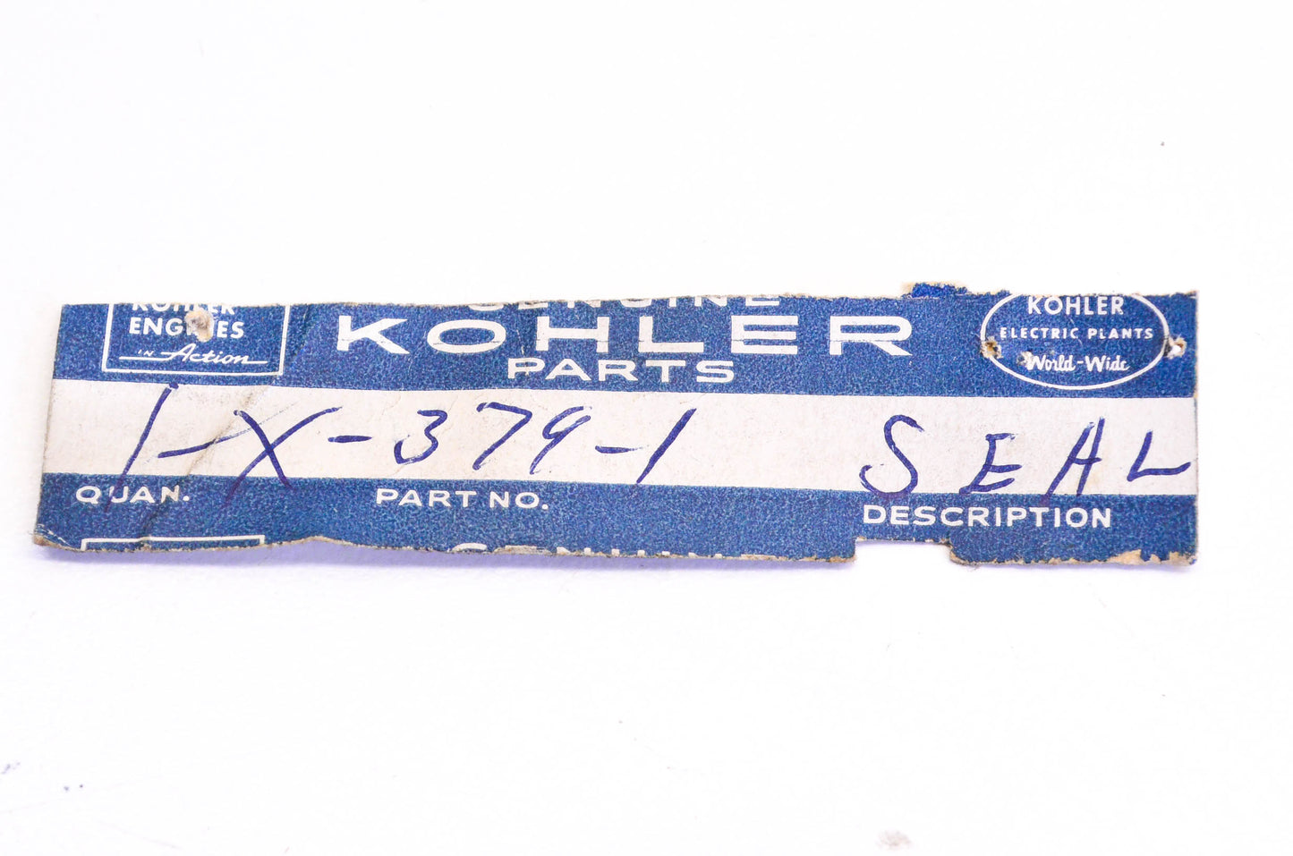 Kohler X-379-1 Seal NOS