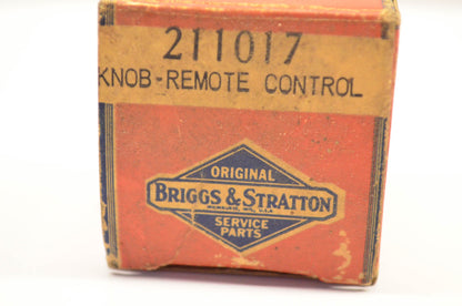 New OEM Briggs & Stratton 211017 Remote Control Knob NOS