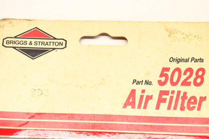 New OEM Briggs & Stratton 5028 Air Filter Cartridge NOS