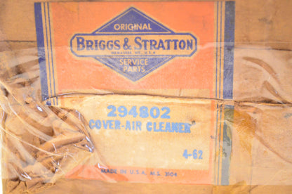 New OEM Briggs & Stratton 294802 Air Cleaner Cover Assembly NOS