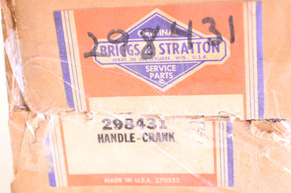 New OEM Briggs & Stratton 298431 Starter Crank Handle NOS