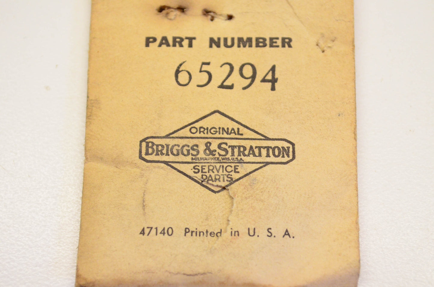 New OEM Briggs & Stratton 65294 Gasket NOS