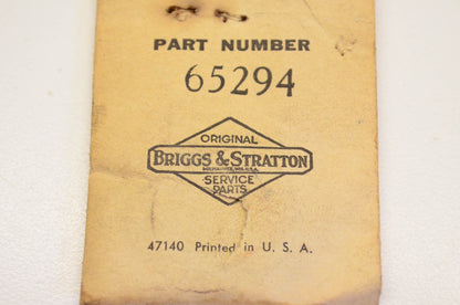 New OEM Briggs & Stratton 65294 Gasket NOS