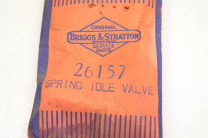 New OEM Briggs & Stratton 26157 Idle Valve Spring Qty 2 NOS