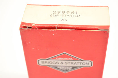 New OEM Briggs & Stratton 299961 Starter Clip Qty 2 NOS