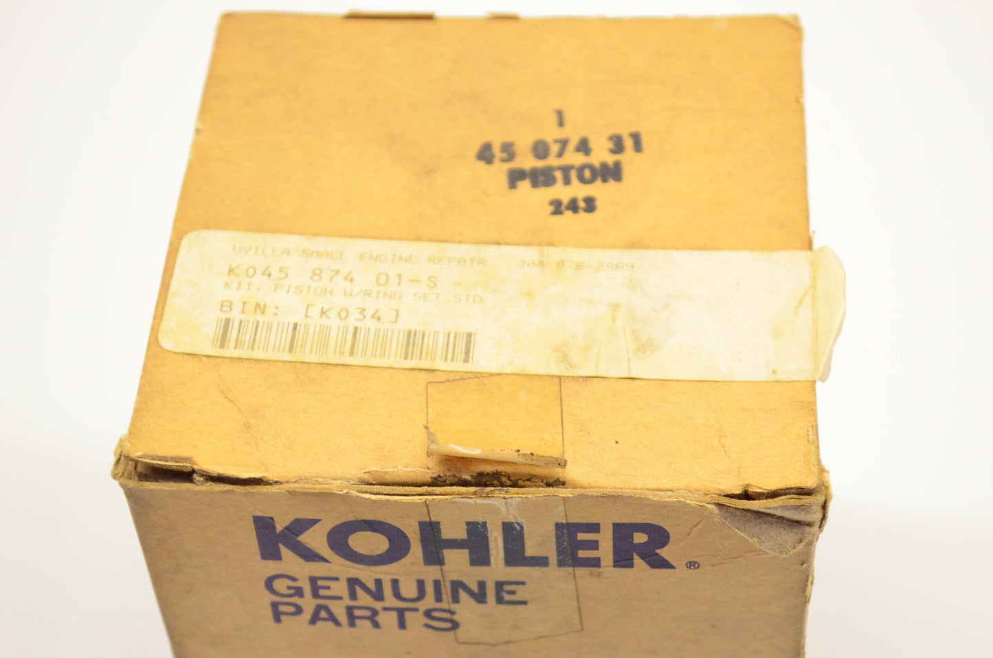 Kohler 45-874-01-S, 45 874 01-S Piston Kit NOS