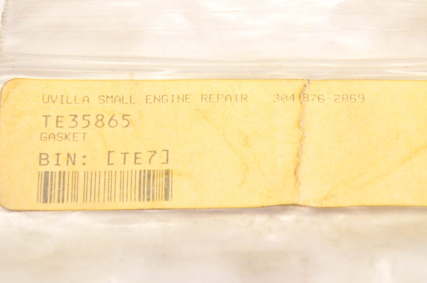 Tecumseh 35865 Exhaust Gasket Qty 2 NOS