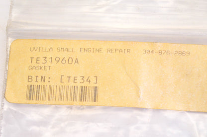 Tecumseh 31960A Gasket Qty 2 NOS