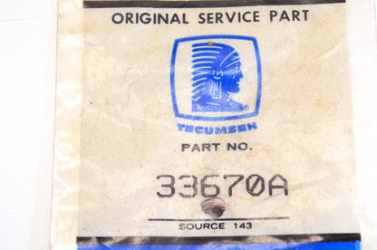 Tecumseh 33670A Exhaust Gasket Qty 2 NOS