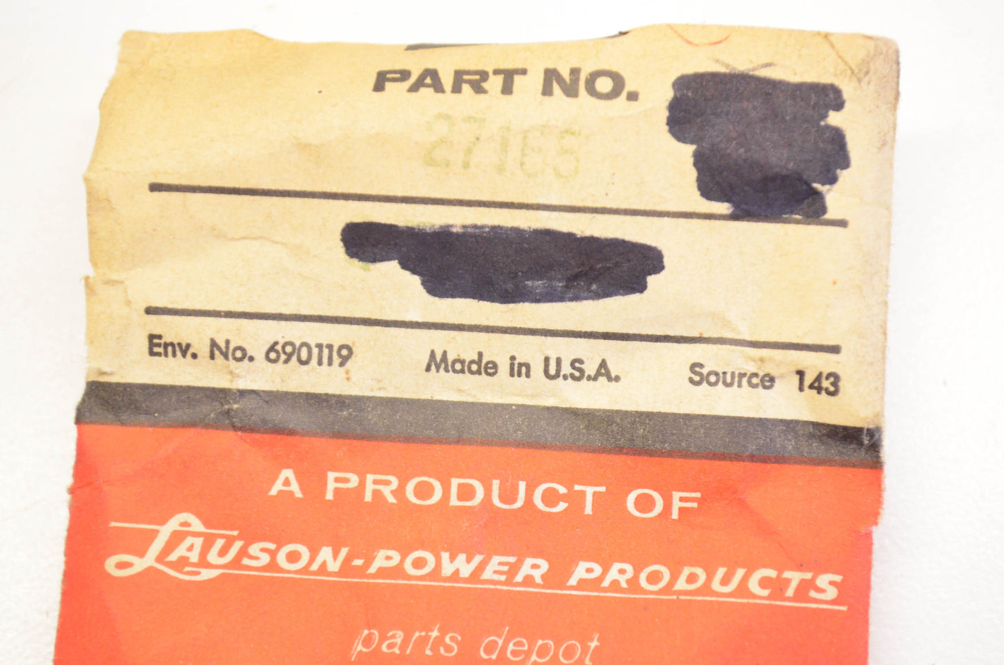 Tecumseh 27165 Air Cleaner Gasket Qty 2 NOS