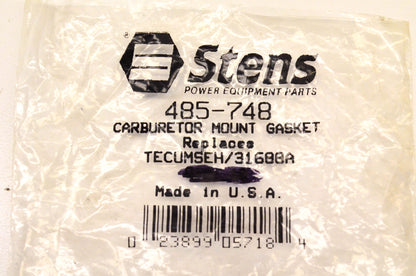Stens 485-748, 31688A Carburetor Mounting Gasket Qty 2 NOS