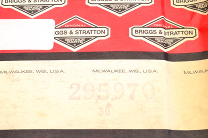 New OEM Briggs & Stratton 295970 Gasket Kit NOS