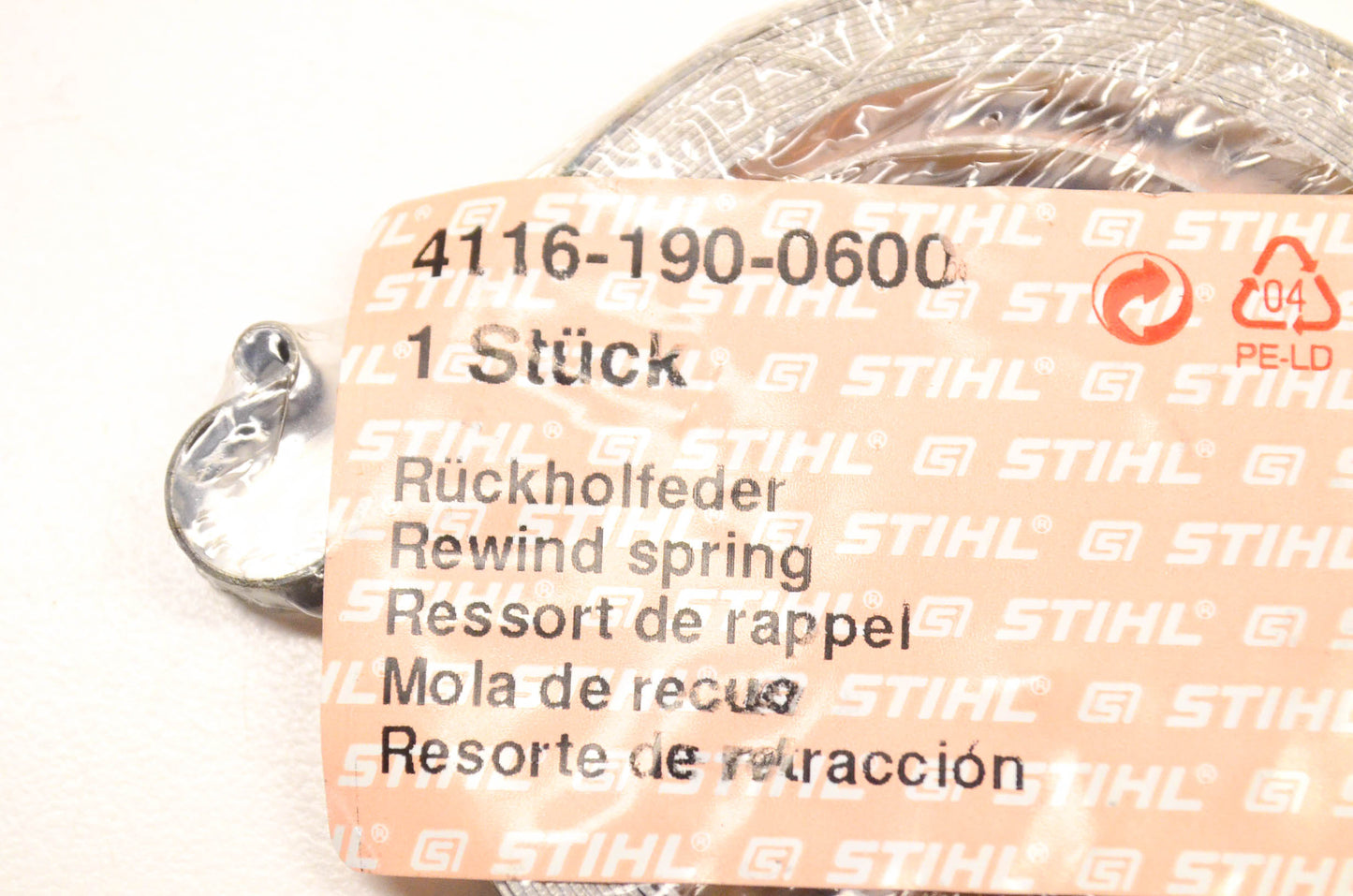New OEM Stihl 4116-190-0600 Rewind Spring NOS
