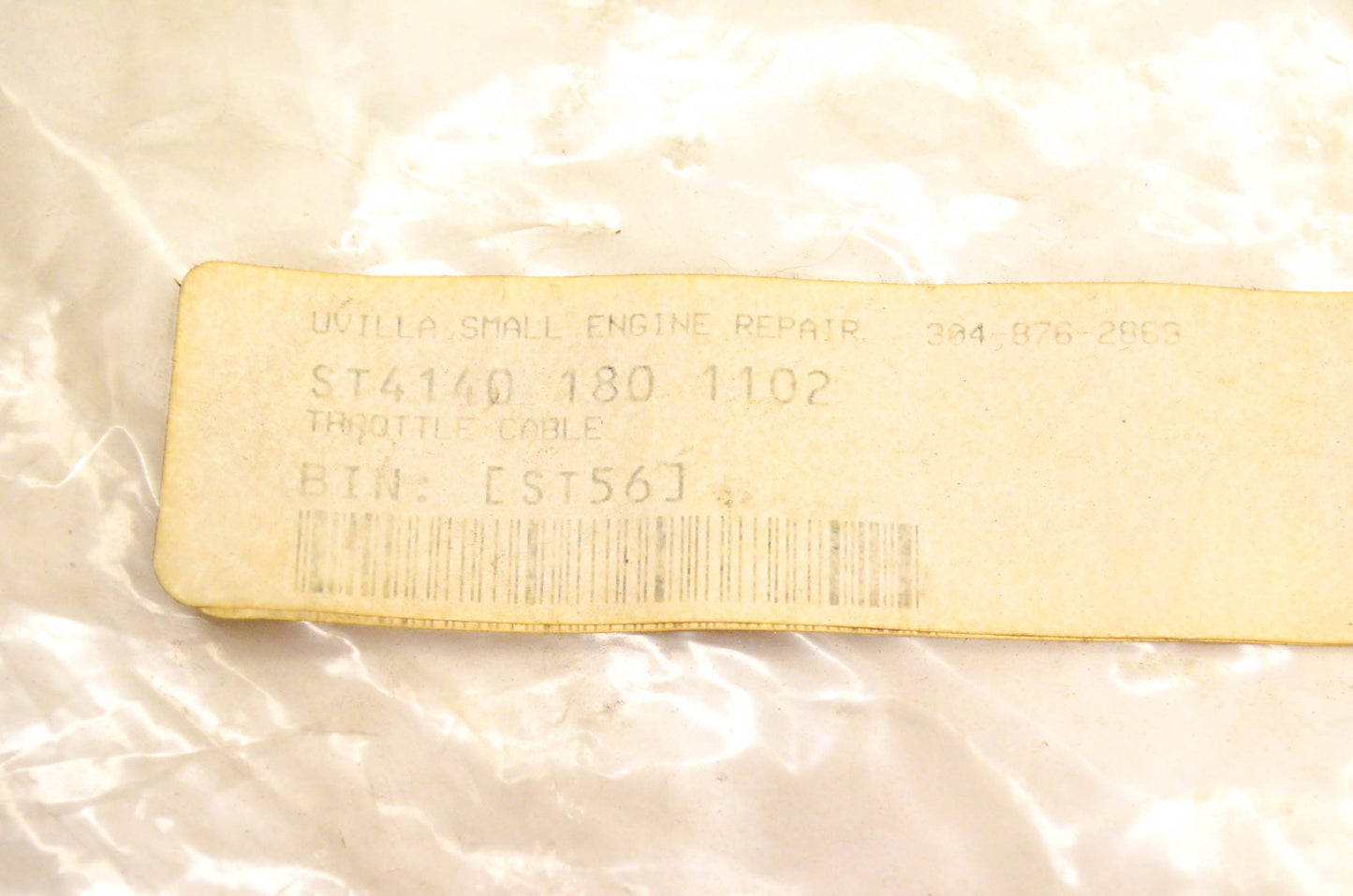 New OEM Stihl 4140-180-1102 Throttle Control Cable NOS