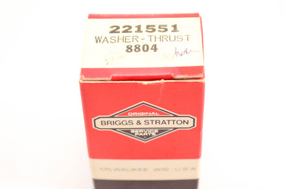 New OEM Briggs & Stratton 221551 Thrust Washer NOS
