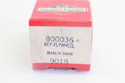 New OEM Briggs & Stratton 800036 Flywheel Key NOS