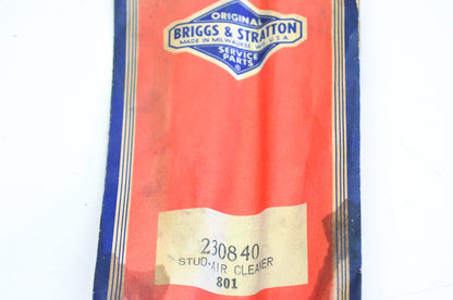 New OEM Briggs & Stratton 230840 Air Cleaner Stud NOS