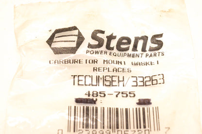 Stens 485-755, 33263 Carburetor Mounting Gasket Qty 2 NOS