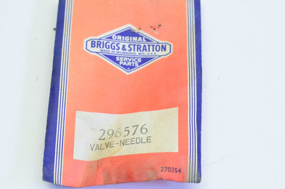 New OEM Briggs & Stratton 298576 Needle Valve NOS