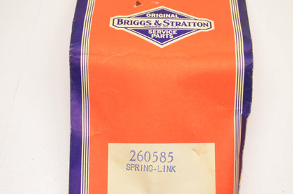 New OEM Briggs & Stratton 260585 Link Spring NOS