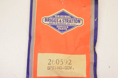 New OEM Briggs & Stratton 260592 Governor Spring NOS