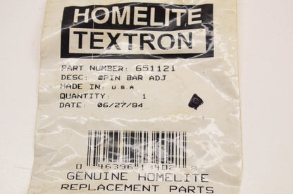 Homelite 651121 Bar Adjusting Pin NOS