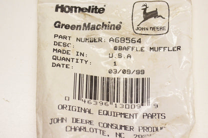 Homelite A68564 Baffle NOS
