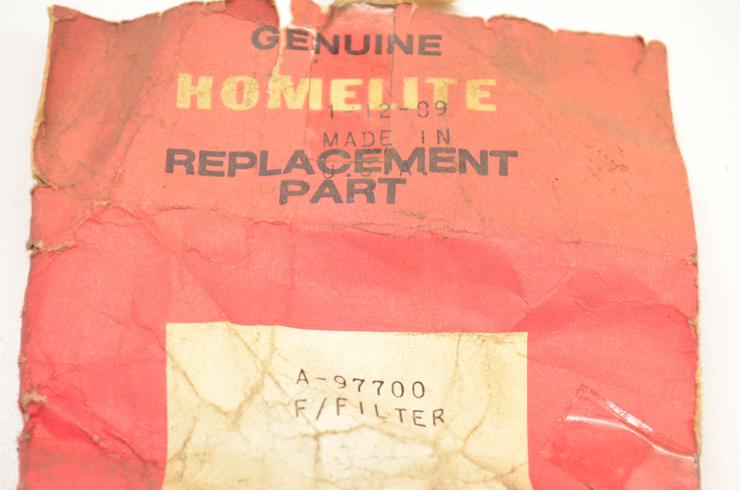 Homelite A-97700, A97700 Fuel Filter NOS