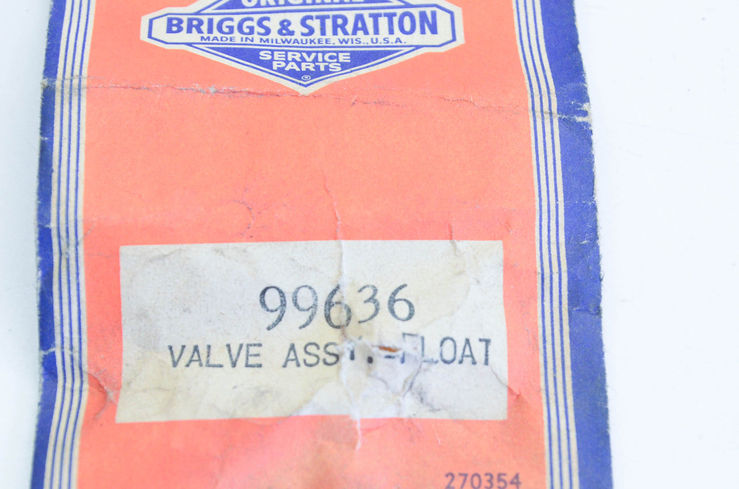 New OEM Briggs & Stratton 99636 Valve Float Assembly NOS