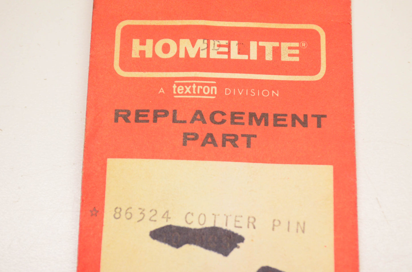 Homelite 86324 Cotter Pin Qty 2 NOS