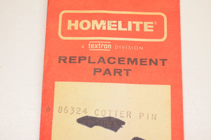 Homelite 86324 Cotter Pin Qty 2 NOS
