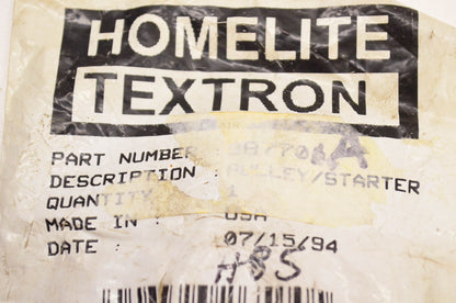 Homelite 98770-A, 98770A Starter Pulley NOS