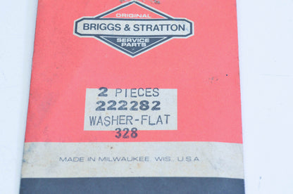 New OEM Briggs & Stratton 222282 Washer Qty 2 NOS